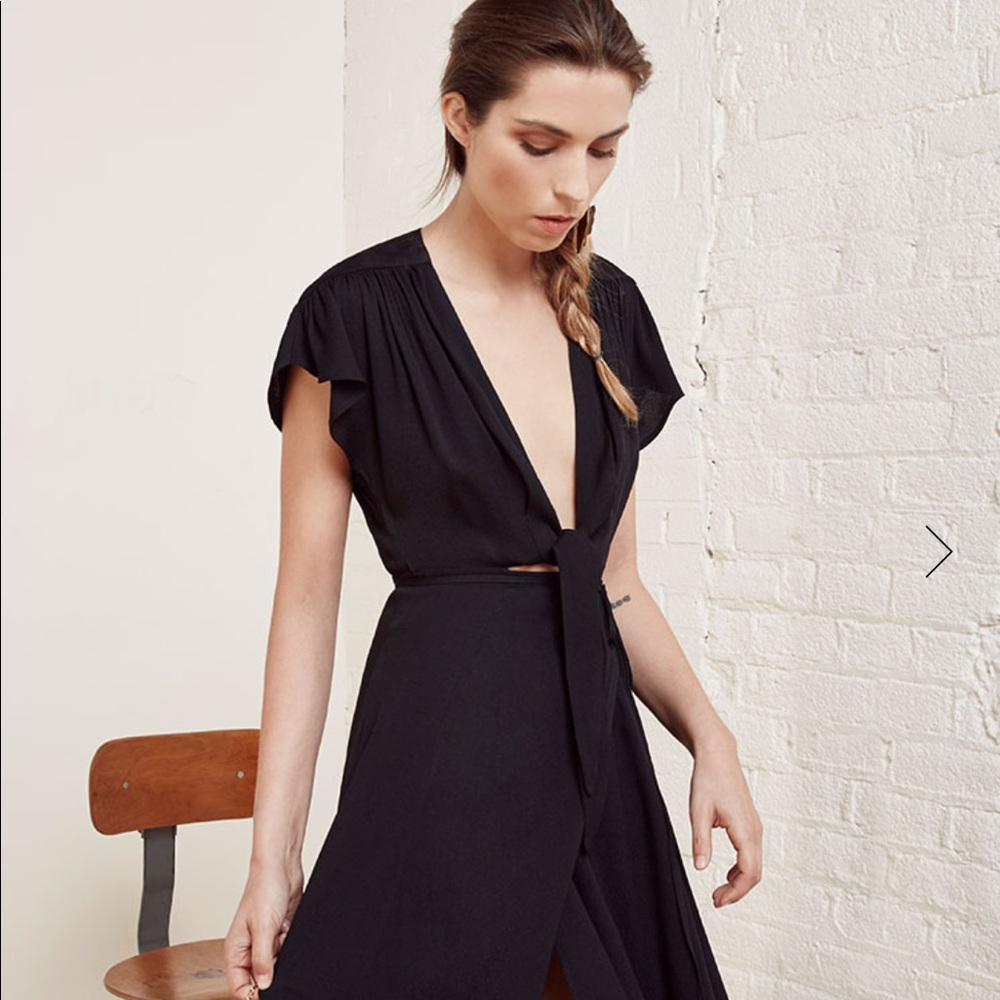 NWT Reformation Orchid in Black